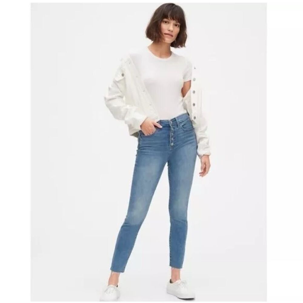GAP High Rise True Skinny Ankle Jean Size 12/32P NWT